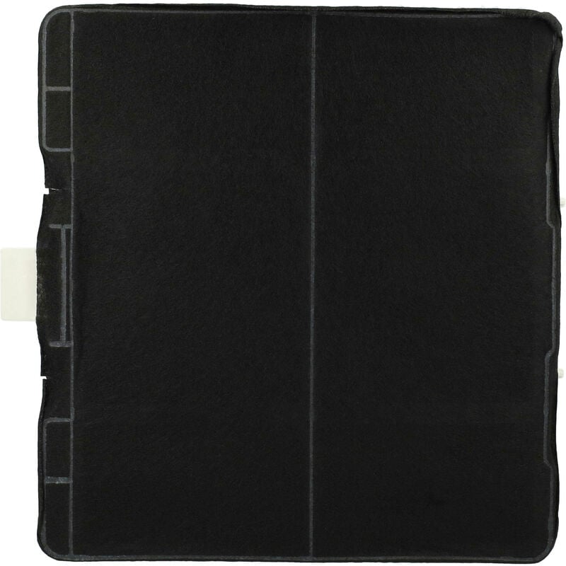 Vhbw - Filtre à charbon actif compatible avec Bosch DWA09E850, DWB067A51, DWB068E50, DWB068E59, DWB06E751 hotte aspirante - 23,3 x 21,5 x 2,2 cm