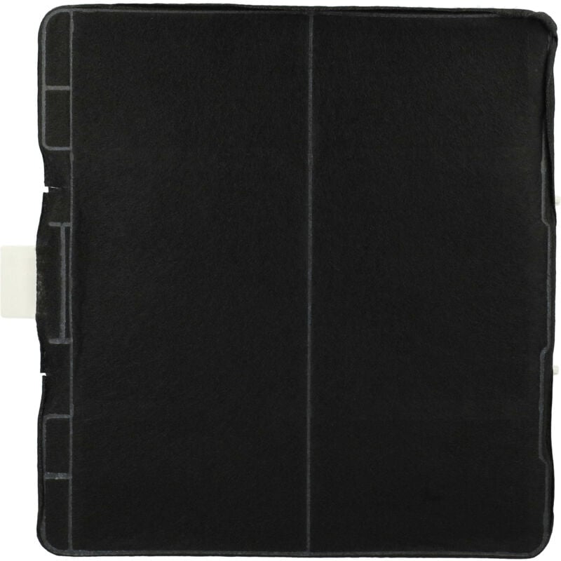 Vhbw - Filtre à charbon actif compatible avec Constructa CD639350, CD63925202, CD646652, CD646351, CD639251/01 hotte aspirante - 23,3 x 21,5 x 2,2 cm