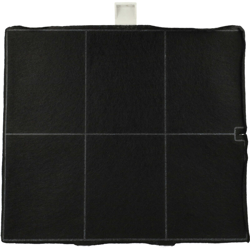vhbw Filtre à charbon actif compatible avec Junker JZ5117X5 hotte aspirante - 25,5 x 22,5 x 2,3 cm