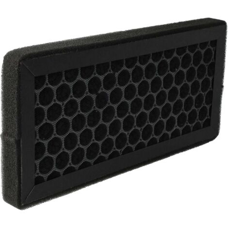 vhbw Filtre à charbon actif compatible avec Klarstein Tramontana purificateur d'air - Filtre à air gris anthracite / noir