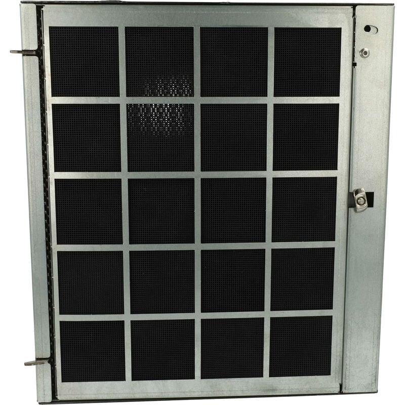 Vhbw - Filtre à charbon actif compatible avec Miele dkf, eco, fifire, ice, lumen, lumen inox, mf hotte aspirante - 25,6 x 23 x 2,2 cm, régénérant