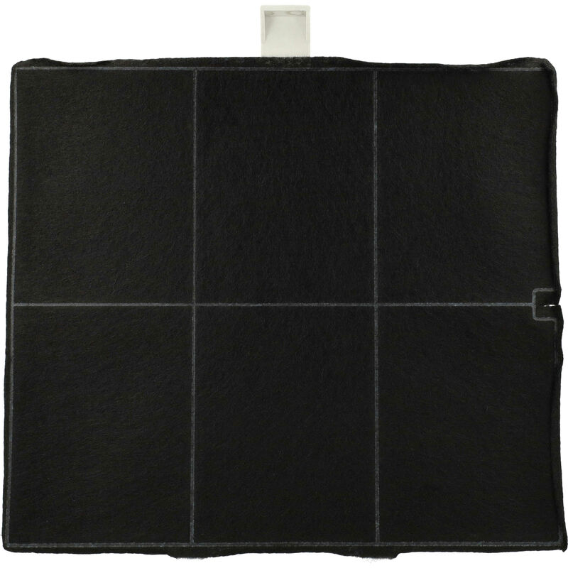 Vhbw - Filtre à charbon actif compatible avec Neff D99S2N1, Z5117X0, Z5117X1, Z5117X5, Z5123X5, D96S2N1 hotte aspirante - 25,5 x 22,5 x 2,3 cm
