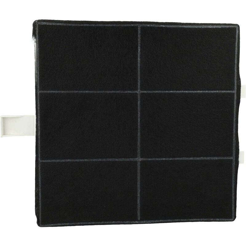 Vhbw - Filtre à charbon actif compatible avec Neff Z5119X5, Z5116X1, Z5116X5, D79B42N0/02, Z5116X0 hotte aspirante - 22,2 x 22,2 x 2,4 cm
