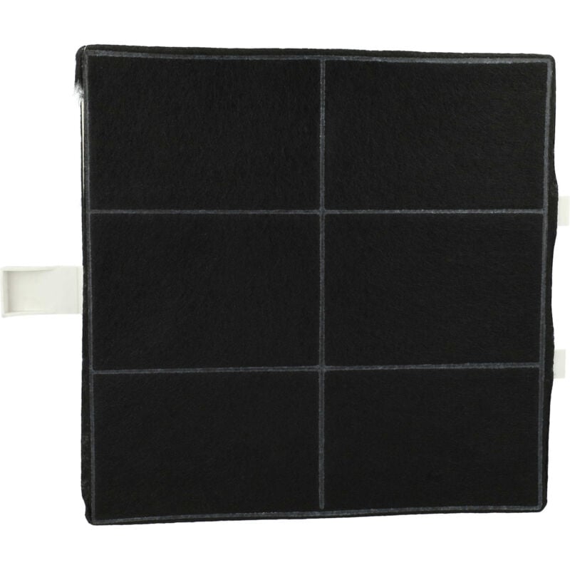 Vhbw - Filtre à charbon actif compatible avec Siemens LZ51800, LZ51850, LZ51150, LZ51550, LZ51851 hotte aspirante - 22,2 x 22,2 x 2,4 cm