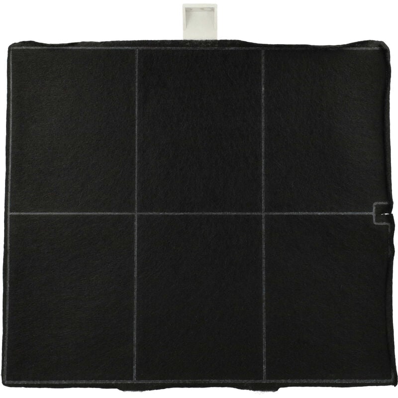 Vhbw - Filtre à charbon actif remplacement pour Bosch DHZ5135 pour hotte aspirante - 25,5 x 22,5 x 2,3 cm