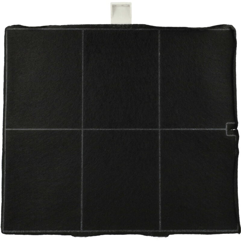 vhbw Filtre à charbon actif remplacement pour Neff Z5117X5 pour hotte aspirante - 25,5 x 22,5 x 2,3 cm