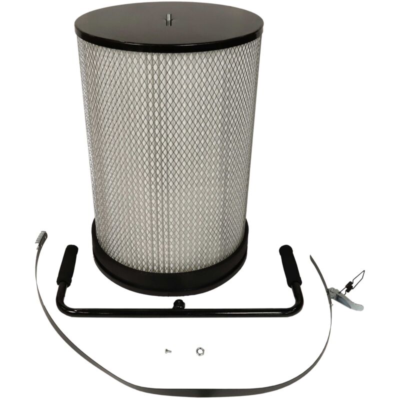 Filtre à particules fines remplacement pour bamato CF2 pour centrale d'aspiration - particules fines avec brosses de nettoyage - Vhbw