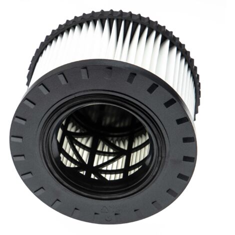 vhbw filtre compatible avec Dewalt DWV9340-XJ aspirateur - filtre HEPA noir / blanc
