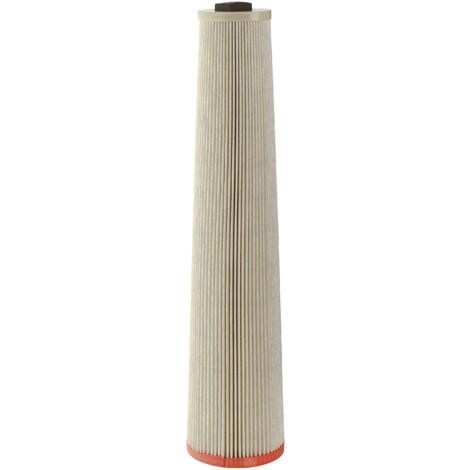 vhbw filtre compatible avec Dustcontrol DC 3900, DC Tromb 400, DC 3500, DC 3700, DC 3800 aspirateur - filtre HEPA orange / blanc