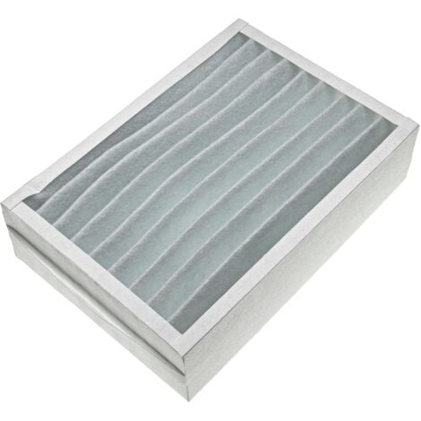 vhbw Filtre compatible avec Zehnder Atmos appareil de ventilation - Filtre à air G4, 35 x 25 x 9 cm, blanc