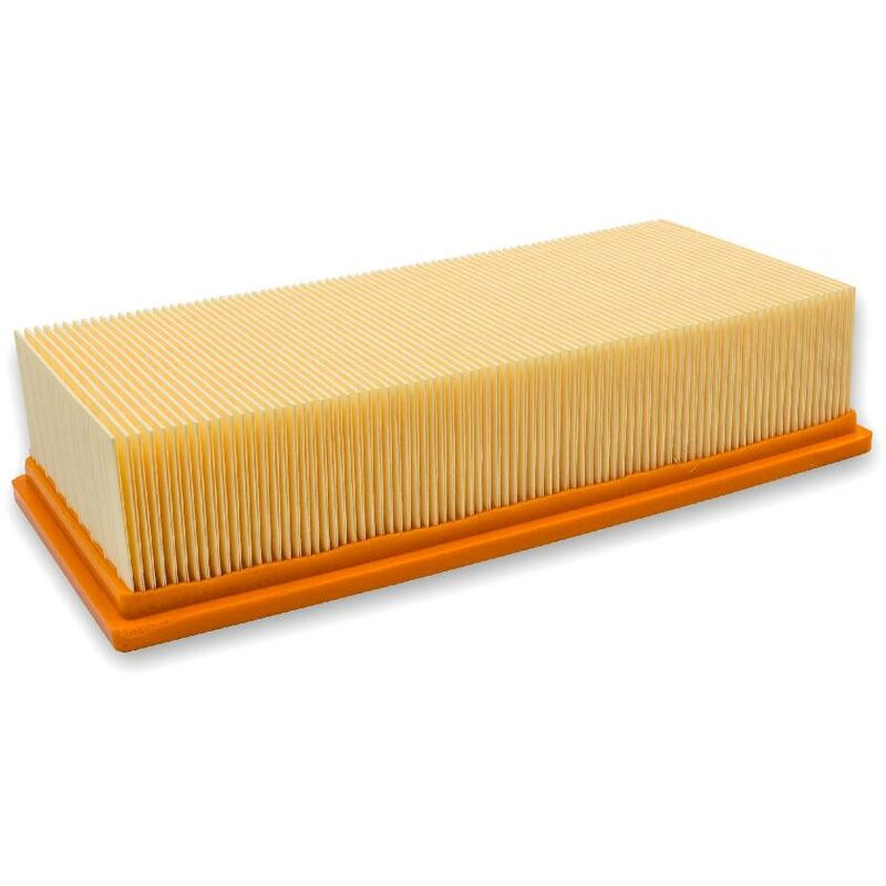 1x filtro a pieghe piatte compatibile con Kärcher vc 300 aspirapolvere - Elemento filtrante - Vhbw