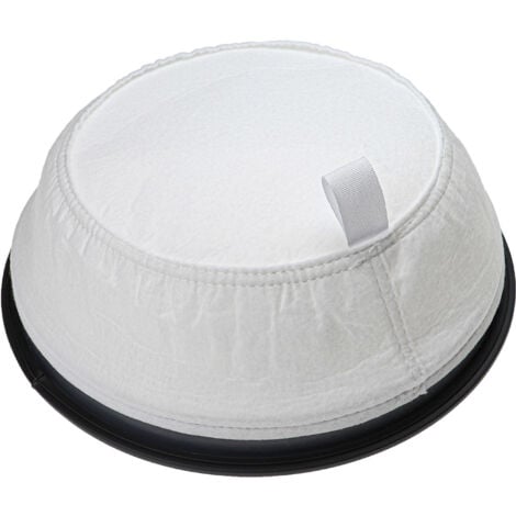 vhbw filtro a sacco compatibile con Nilfisk VP300 R aspiratore per secco, aspirapolvere - Filtro di ricambio nero / bianco