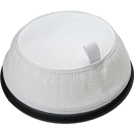 vhbw filtro a sacco sostituisce Nilfisk 1471432500 per aspiratore per secco, aspirapolvere - Filtro di ricambio, nero / bianco