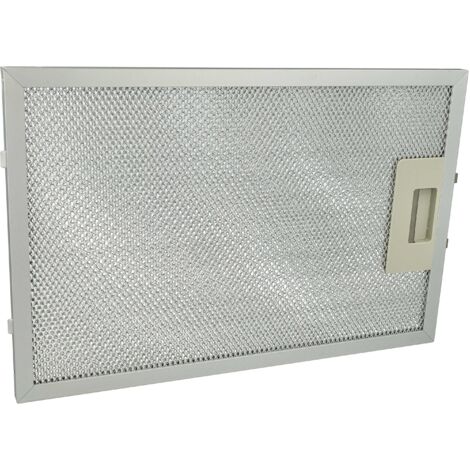 vhbw filtro Anti-Grasso Permanente compatibile con Teka DM-70 VR03, DM-70VR02, DM70 VR.03, DM70VR02, DM70VR03 cappa da cucina, alluminio