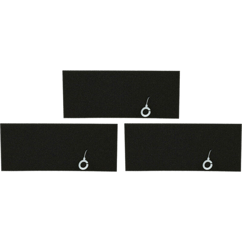 Image of 3x filtro compatibile con Bosch logo bagless 2200 w BSG6208003 aspirapolvere - Filtro in spugna - Vhbw