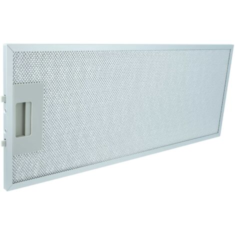 vhbw 2x filter metalen vetfilter vervanging voor Klarstein 10035418 voor afzuigkap, aluminium