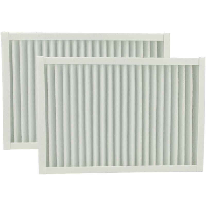 

vhbw Filtro de aire filtro de escape G4 sustituido Viessmann 245045, WUS-25-4 para ventilador de baño, unidad de ventilación