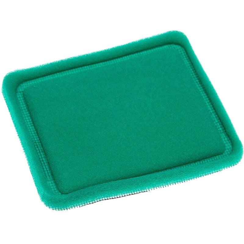 

filtro de repuesto prefiltro compatible con Briggs & Stratton 122H07-0123-D1, 122H07-0126-B1 cortacésped - 12,5 x 10,5 x 0,95 cm, verde - Vhbw