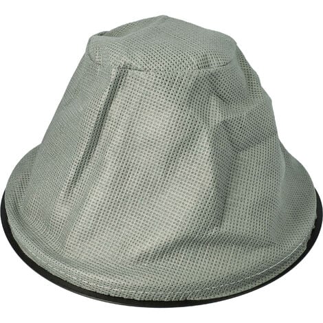 vhbw Filtro de bolsa reemplaza Einhell 23.513.15 para aspiradora chimenea, aspiradora cenizas - Repuesto, lavable, negro / gris