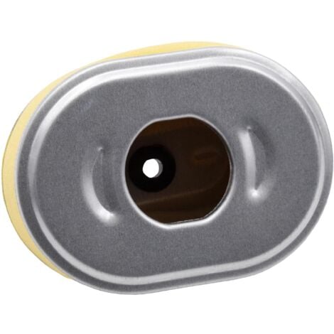 vhbw filtro de repuesto con prefiltro compatible con Honda F340, F360, F400, G150 cortacésped - 10,1 x 7,2 x 5,1 cm, plata / amarillo