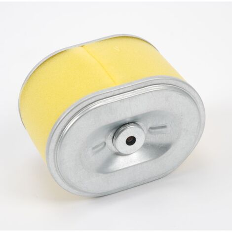 vhbw filtro dell'aria con pre-filtro di ricambio compatibile con Honda F340, F360, F400, G150 tagliaerba - 10,1 x 7,2 x 5,1 cm, argentato / giallo