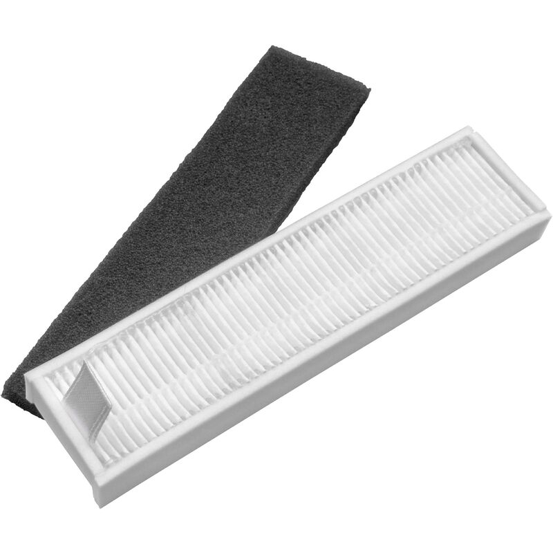 

vhbw Filtro fino reemplaza Ecovacs D-S652 para robot aspiradora - Filtro de aire, negro / blanco