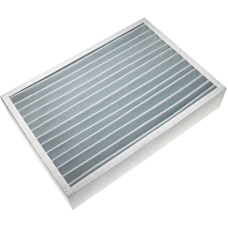

vhbw filtro G4 compatible con Zehnder Paul Campus 500 DC, Compakt 350 unidad de ventilación - filtro de aire, 50 x 35 x 9 cm, blanco