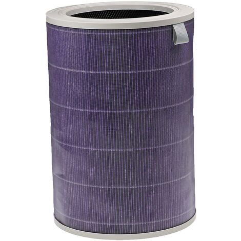vhbw Filtro HEPA compatible con Xiaomi Mi Air Purifier 3C purificador aire - Filtro de repuesto con filtro carbón activado integrado, antibacteriano