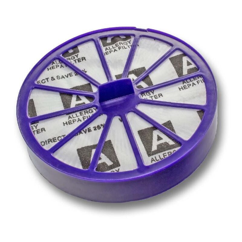 

vhbw Filtro hepa, filtro postmotor para Dyson como 901420-01, 901420-02, 921623-01