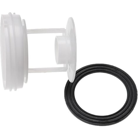 vhbw filtro lanugine compatibile con Bosch WOP1651II/03, WOP2050II/01, WOP2051II/12, WVT126SNL/01 lavatrice, asciugatrice - 6,2 cm, con guarnizione