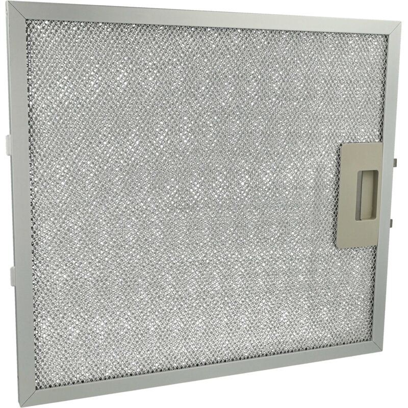 1x Filtro metálico de grasa compatible con aeg X56342SE10 campana extractora - 30,6 x 27,8 x 0,85 cm metal - Vhbw