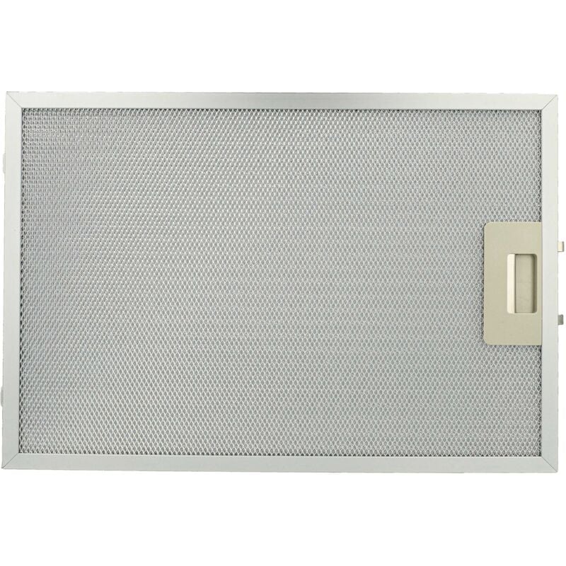 Filtro permanente metálico para grasa 38,8 x 26,5 x 0,9 cm compatible con Constructa cd 619251, 619350, 636252, 636350 campana extractora metal - Vhbw