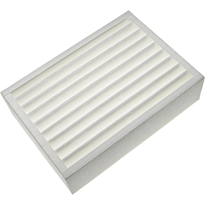 

Filtro polen reemplaza Zehnder 10015514, 524000090 para unidad ventilación - Filtro aire F7, 36 x 26 x 10 cm, blanco - Vhbw