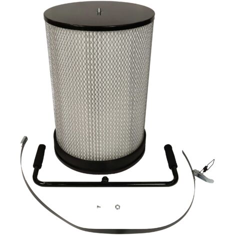 vhbw Fine Dust Filter Replacement for BAMATO CF2 for Extraction System - Fine Dust Filter Cartridge with Cleaning Brush