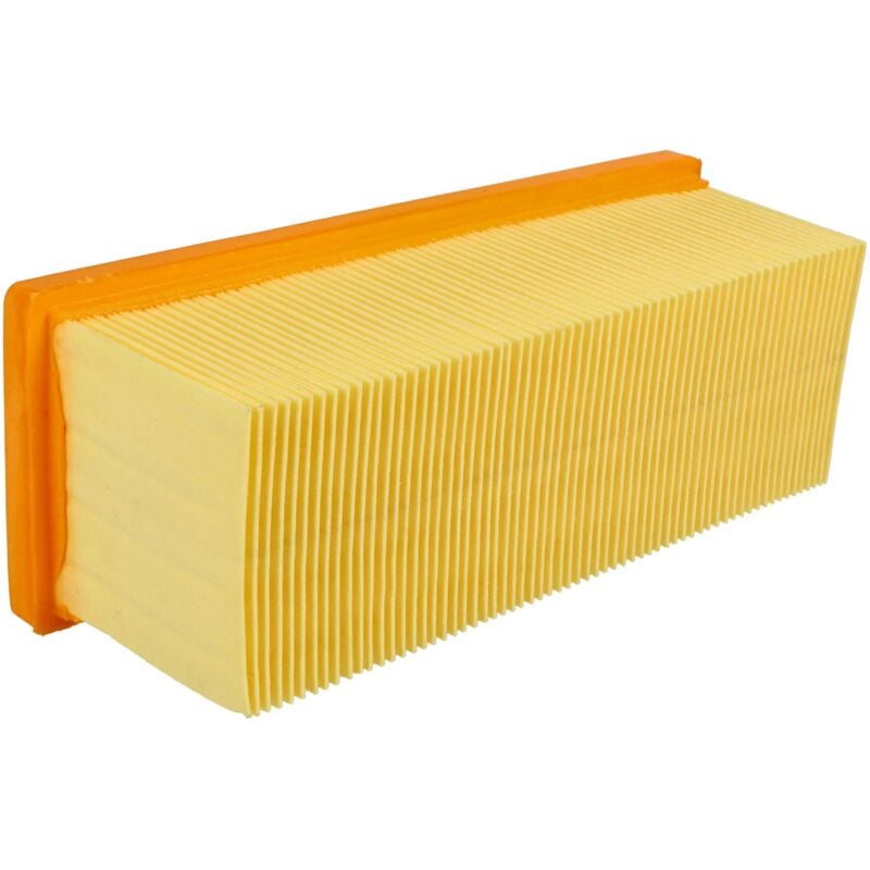 vhbw Flat-Fold Filter compatible with Kärcher SE 5.100, SE 6.100, A 2701, A2801 Plus, SE 3001, A2731 PT, SE 2001 Vacuum Cleaner - Pleated Filter