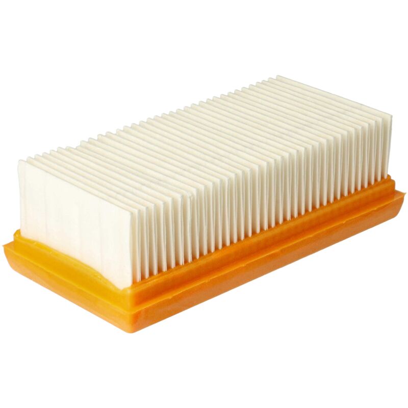 Flat-Fold Filter compatible with Milwaukee AS-30 lac, AS-30 mac, AS-42 mac Vacuum Cleaner - Motor Cooling Air Filter - Vhbw
