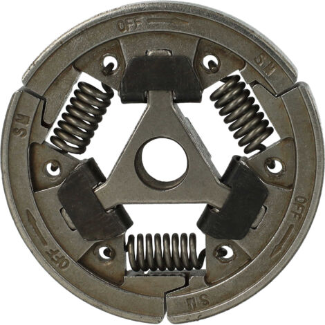 vhbw Fliehkraftkupplung kompatibel mit Stihl MS440, MS441, MS460 Motorsäge - Eisen / 65Mn Stahl, 7,4 cm Durchmesser, 1,6 cm Dicke, 175 g