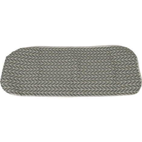 vhbw Funda tabla de plancha compatible con Laurastar Comfortboard tabla de planchar, tabla - Funda gris / blanco