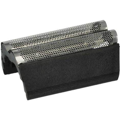 vhbw Grille double de rasoir de rechange compatible avec Braun 4510, 4515, 4520, 4525 rasoir électrique - Avec cadre, argent / gris foncé