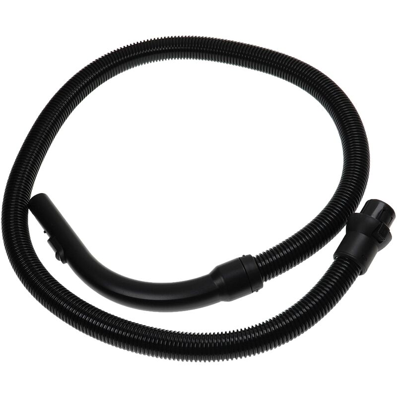 Hose compatible with Miele Argento, Black Pearl, Blue Moon, black, black magic Vacuum Cleaner - Flexible, 1.8 m + Handle - Vhbw