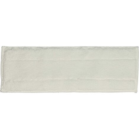 vhbw Housse de rechange compatible avec Kärcher SC 2 EasyFix Premium, SC 2 Upright Easyfix nettoyeur à vapeur, balai vapeur - microfibre, blanc