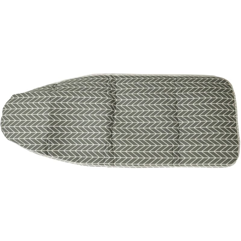 Housse de table de repassage compatible avec Leifheit Air Board m Compact Plus planche à repasser gris / blanc - Vhbw