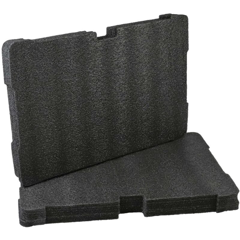 Insert en mousse compatible avec Milwaukee Packout coffre à outils - mousse, noir - Vhbw