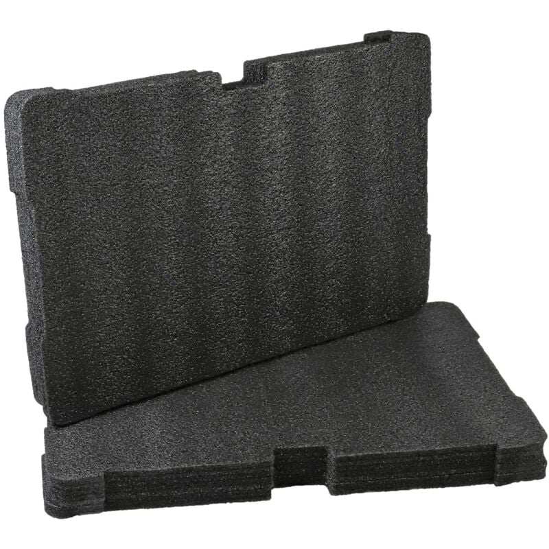 Insert en mousse remplacement pour Milwaukee 4932471428 pour coffre à outils - mousse, noir - Vhbw