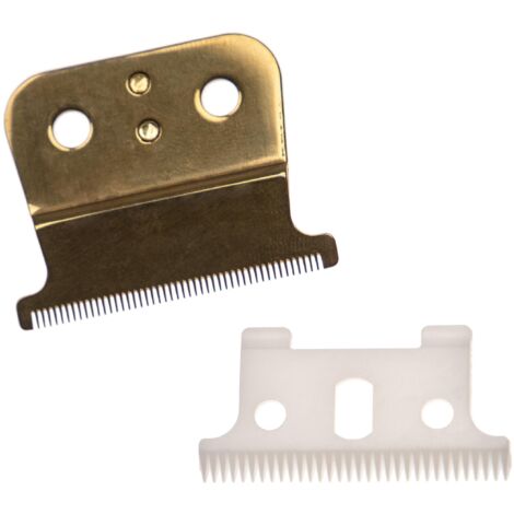vhbw Juego de corte 2x hojas compatible con Andis Outliner II Trimmer, SL, SLS máquinas de cortar el pelo