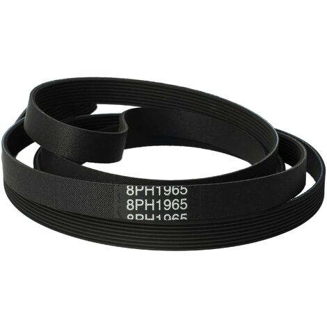 vhbw Keilriemen kompatibel mit Bosch WTG 864 Wäschetrockner - 196,5 cm Schwarz