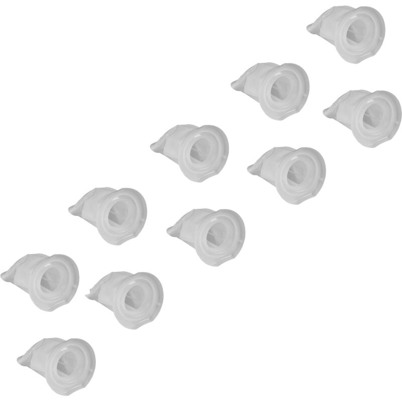 Kit de 10x Filtres d'aspirateur compatible avec Vorwerk Kobold VC100 aspirateur à main - Filtre anti-saleté - Vhbw