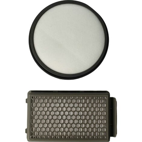 vhbw Kit de 2 filtres aspirateurs (filtre HEPA, filtre pré-moteur), compatible avec Moulinex MO3718PA, MO3723PA, MO3751PA, MO3774PA, MO3786PA