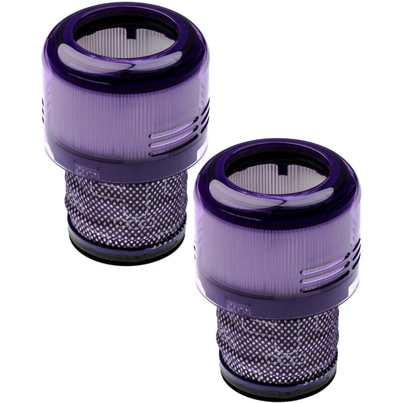 vhbw Kit de 2x Filtres d'aspirateur compatible avec Dyson V15 Detect Complete aspirateur sans-fil - Filtre anti-saleté