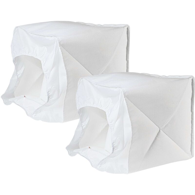 2x Filtres à membrane remplacement pour Kärcher 6.906-103.0 pour aspirateur - Lot de filtres textiles blanc - Vhbw